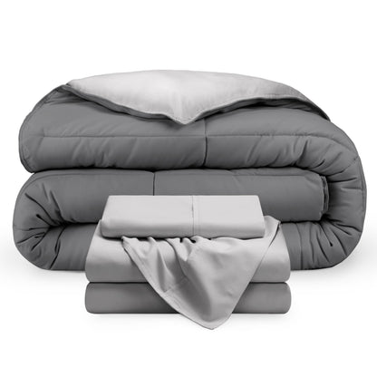 Bare Home Down Alternative Reversible Bed-in-a-Bag