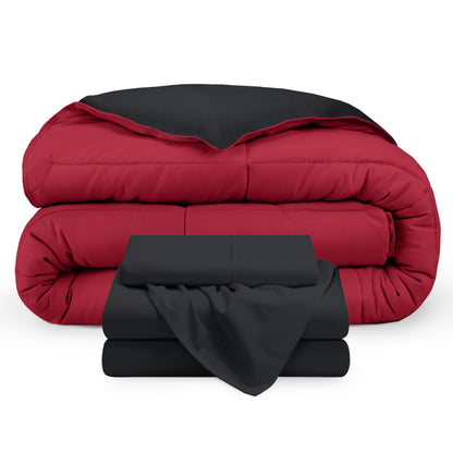Bare Home Down Alternative Reversible Bed-in-a-Bag