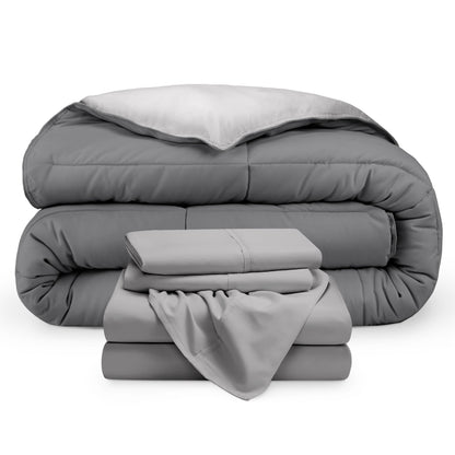 Bare Home Down Alternative Reversible Bed-in-a-Bag
