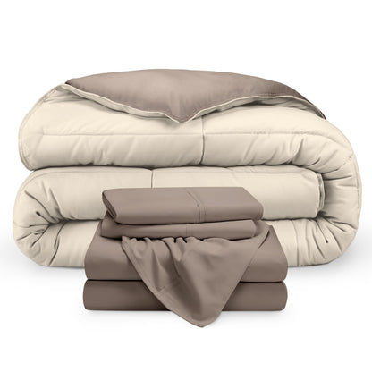 Bare Home Down Alternative Reversible Bed-in-a-Bag
