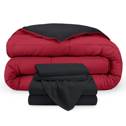 Bare Home Down Alternative Reversible Bed-in-a-Bag