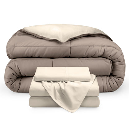 Bare Home Down Alternative Reversible Bed-in-a-Bag