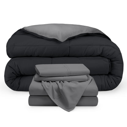 Bare Home Down Alternative Reversible Bed-in-a-Bag