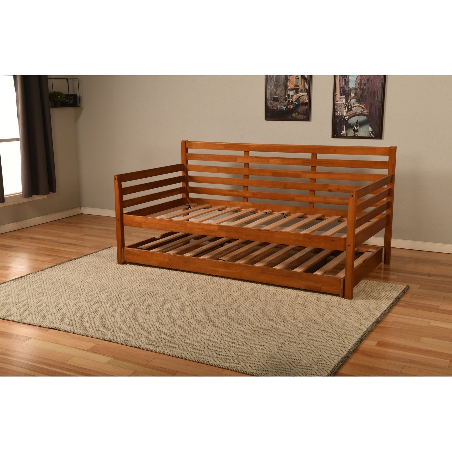 Canapé-lit Somette Boho avec lit escamotable supplémentaire (matelas non inclus)