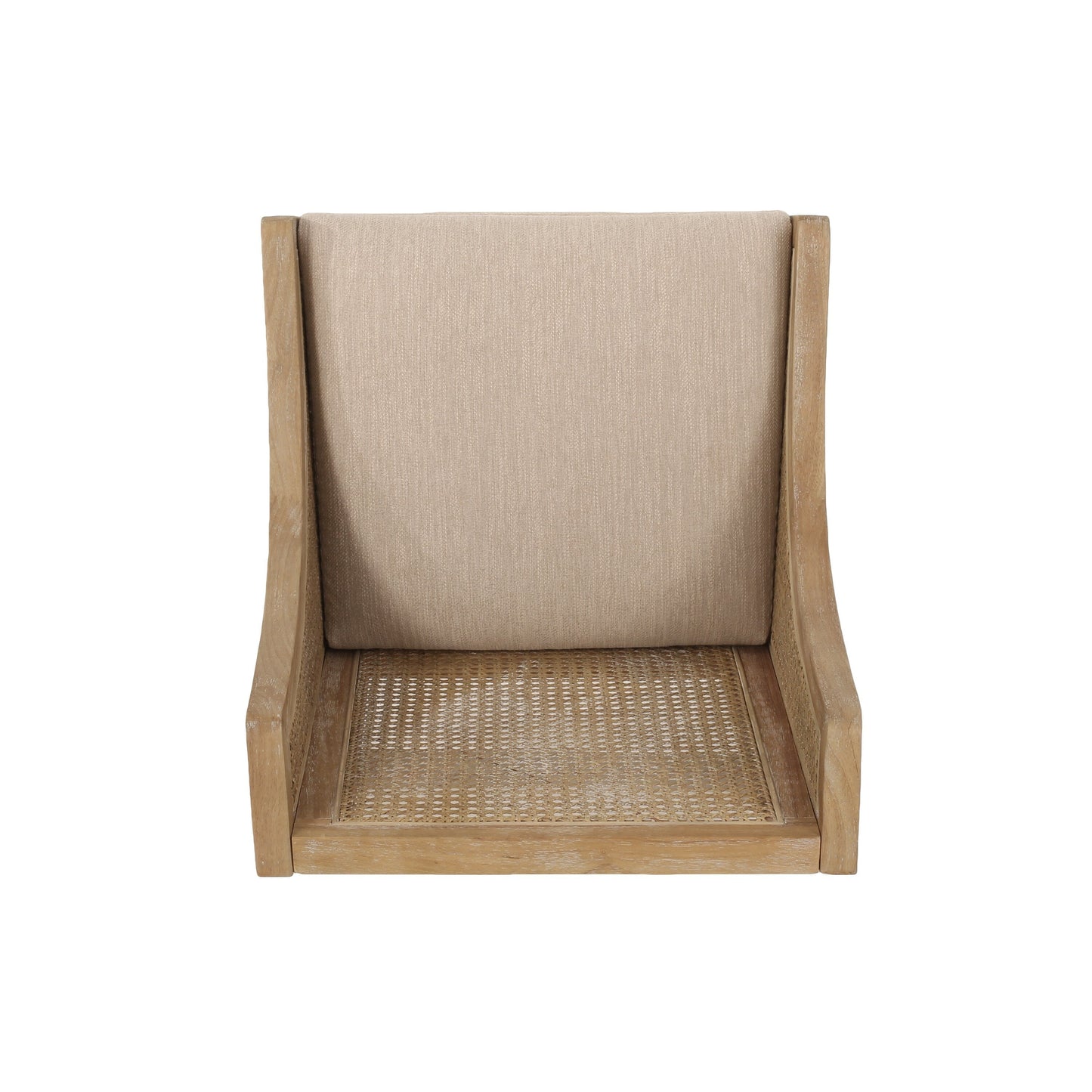 Christopher Knight Home, tabourets de bar Cataldo, pieds en bois et osier, revêtement en tissu, hauteur 65 cm (lot de 2)