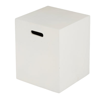 Christopher Knight Home - Table d'appoint de jardin en béton léger, modèle Aidan, avec porte-bouteille