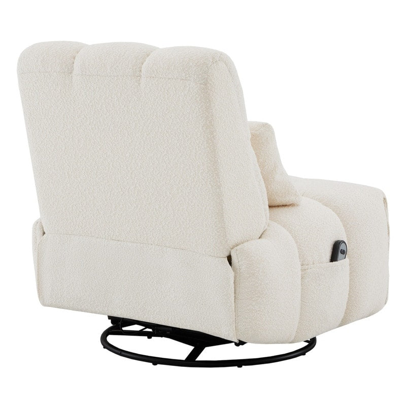 Fauteuil inclinable pivotant et oscillant Cole Power avec support lombaire