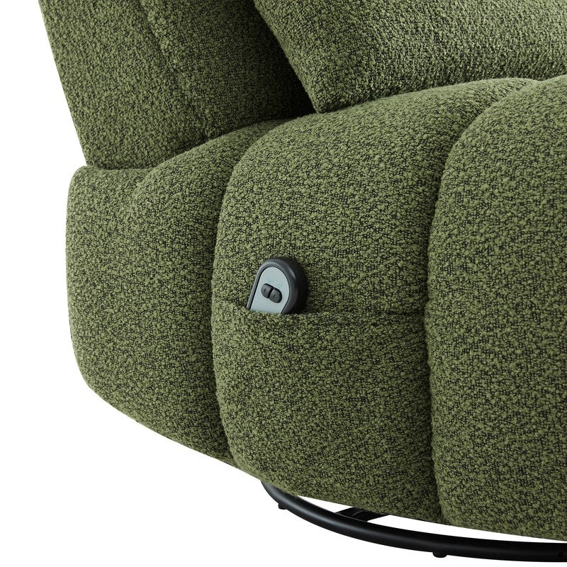 Fauteuil inclinable pivotant et oscillant Cole Power avec support lombaire