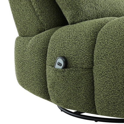 Fauteuil inclinable pivotant et oscillant Cole Power avec support lombaire
