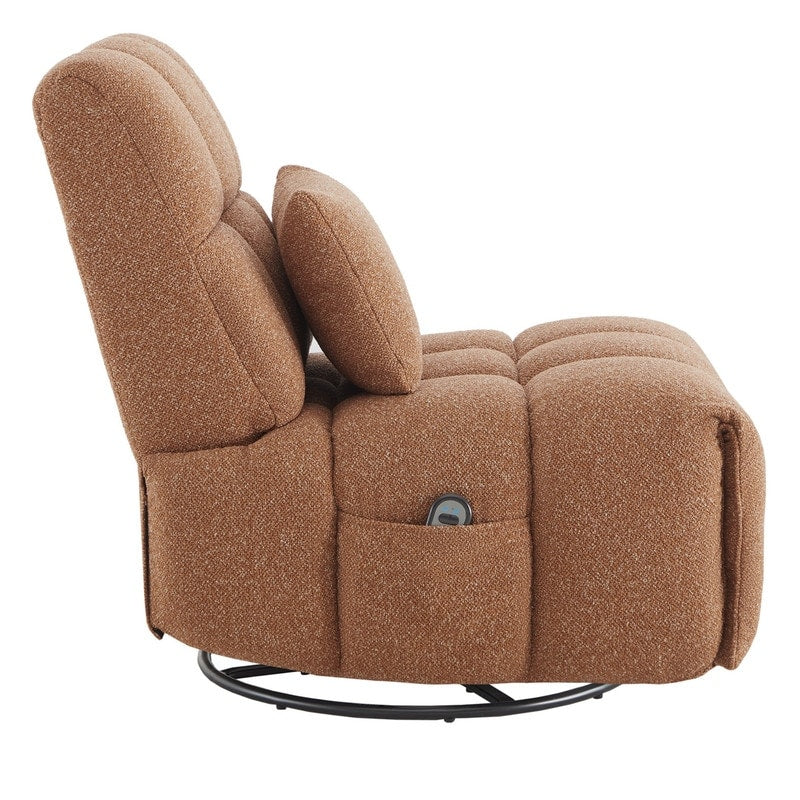 Fauteuil inclinable pivotant et oscillant Cole Power avec support lombaire