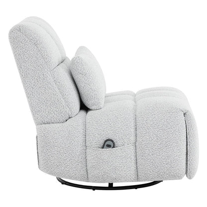 Fauteuil inclinable pivotant et oscillant Cole Power avec support lombaire
