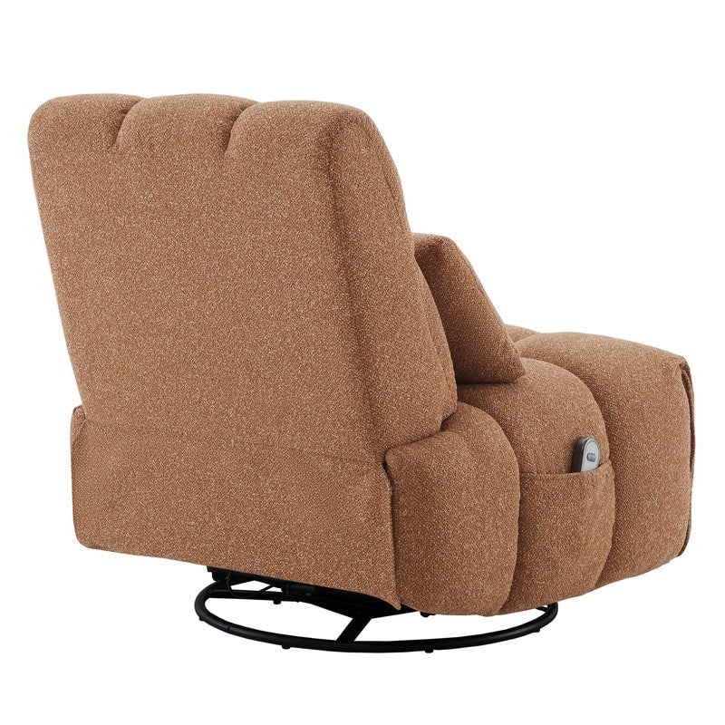 Fauteuil inclinable pivotant et oscillant Cole Power avec support lombaire