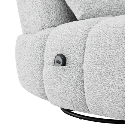Fauteuil inclinable pivotant et oscillant Cole Power avec support lombaire