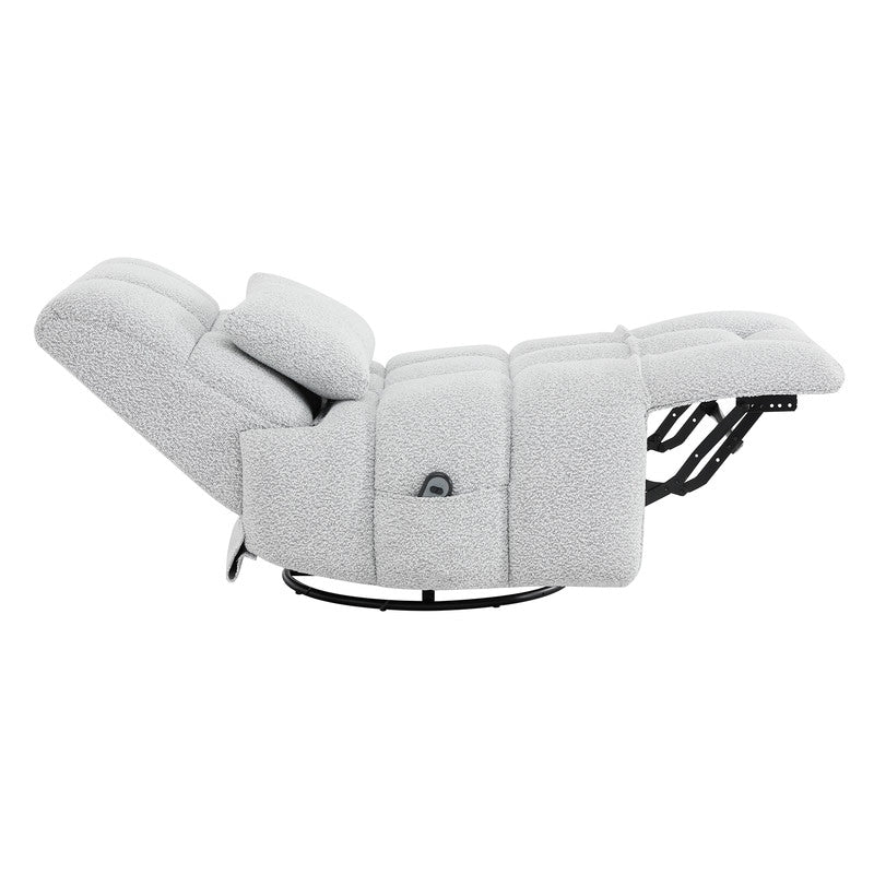 Fauteuil inclinable pivotant et oscillant Cole Power avec support lombaire
