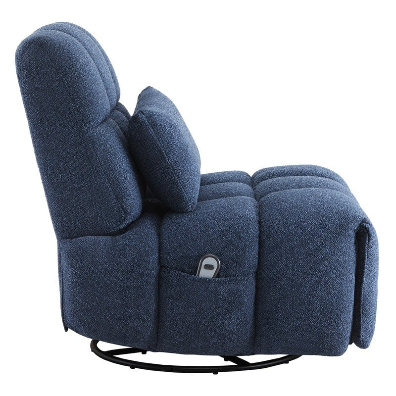 Fauteuil inclinable pivotant et oscillant Cole Power avec support lombaire