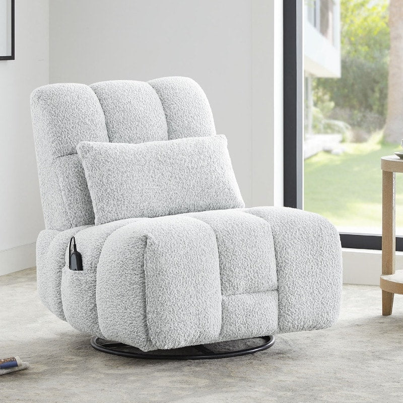 Fauteuil inclinable pivotant et oscillant Cole Power avec support lombaire