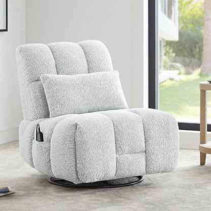 Fauteuil inclinable pivotant et oscillant Cole Power avec support lombaire
