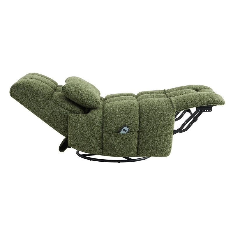 Fauteuil inclinable pivotant et oscillant Cole Power avec support lombaire