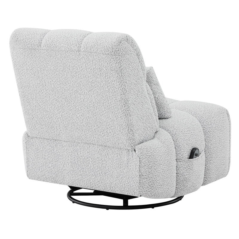 Fauteuil inclinable pivotant et oscillant Cole Power avec support lombaire