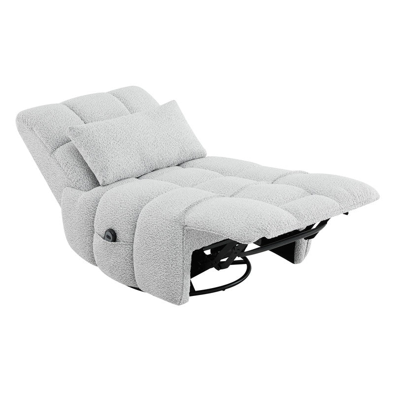 Fauteuil inclinable pivotant et oscillant Cole Power avec support lombaire