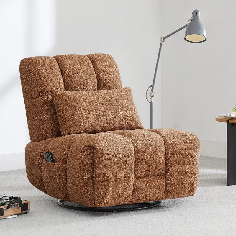 Fauteuil inclinable pivotant et oscillant Cole Power avec support lombaire