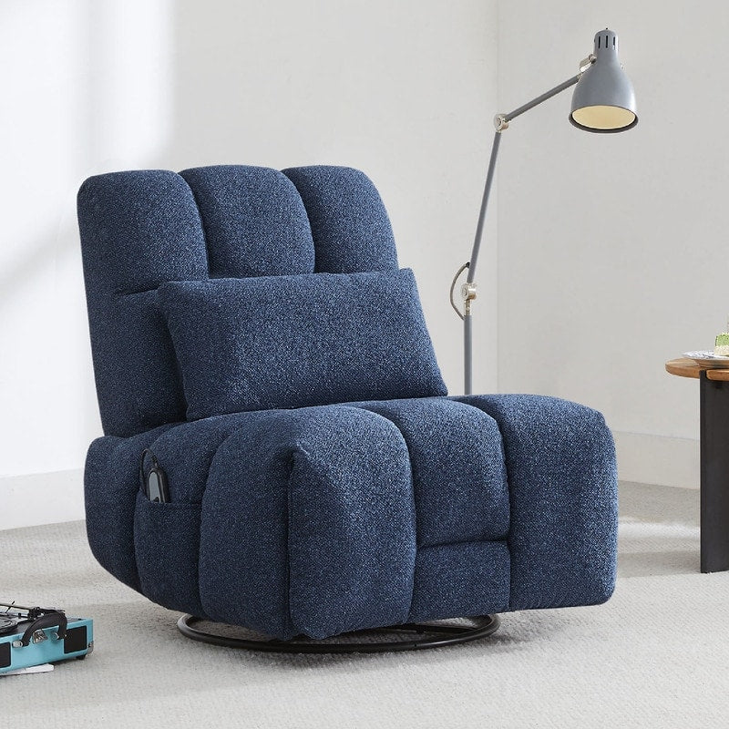 Fauteuil inclinable pivotant et oscillant Cole Power avec support lombaire