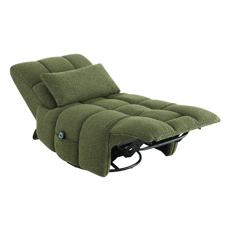 Fauteuil inclinable pivotant et oscillant Cole Power avec support lombaire
