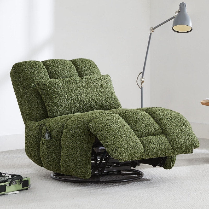 Fauteuil inclinable pivotant et oscillant Cole Power avec support lombaire