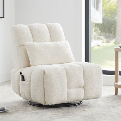 Fauteuil inclinable pivotant et oscillant Cole Power avec support lombaire