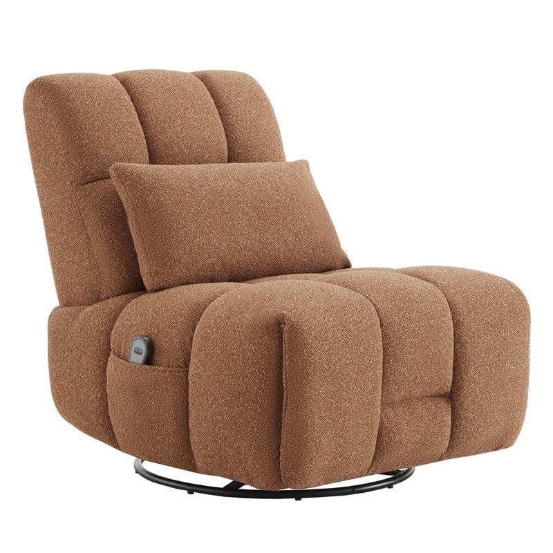 Fauteuil inclinable pivotant et oscillant Cole Power avec support lombaire