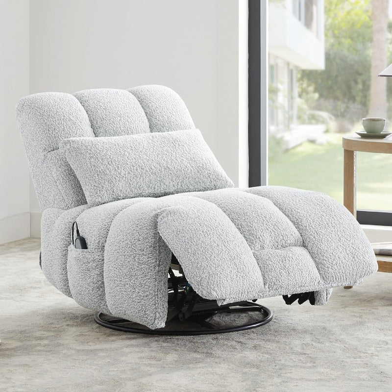 Fauteuil inclinable pivotant et oscillant Cole Power avec support lombaire