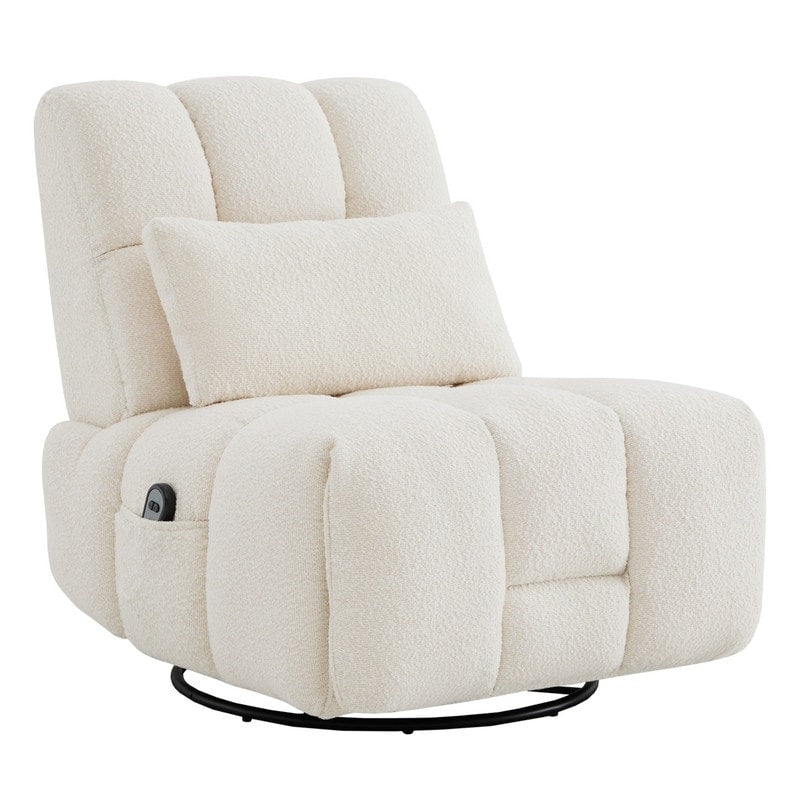 Fauteuil inclinable pivotant et oscillant Cole Power avec support lombaire