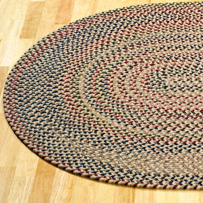 Colonial Mills Worley Multicolor Rustic Braided Handcrafted Runner Rug