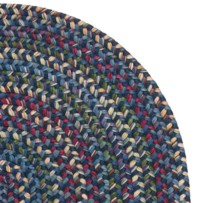 Colonial Mills Worley Multicolor Rustic Braided Handcrafted Runner Rug