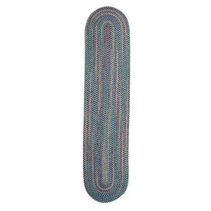 Colonial Mills Worley Multicolor Rustic Braided Handcrafted Runner Rug