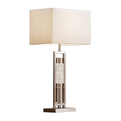 Lampe de table rectangulaire avec abat-jour, modèle Conover