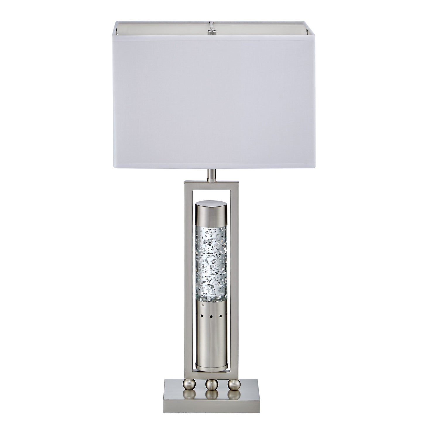 Lampe de table rectangulaire avec abat-jour, modèle Conover