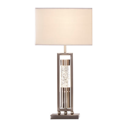 Lampe de table rectangulaire avec abat-jour, modèle Conover