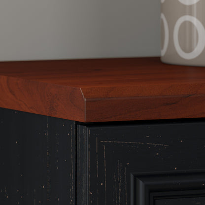 Armoire de rangement Fairview avec portes et étagères de Bush Furniture - 80,6 cm L x 32,4 cm l x 78,1 cm H