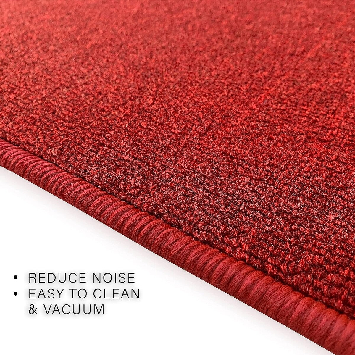 Custom Size Solid Design Beige,Brown,Red Color Non-Slip Rubber Backing- 26 Inch Wide x Your Choice of Length Runner Rug