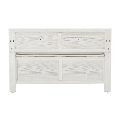 Banc d'entrée avec rangement et couvercle relevable en bois Dahlia