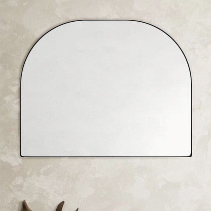 TEHOME Dezerae Grand miroir à arche pour cheminée, 102 cm (L) x 81 cm (H)