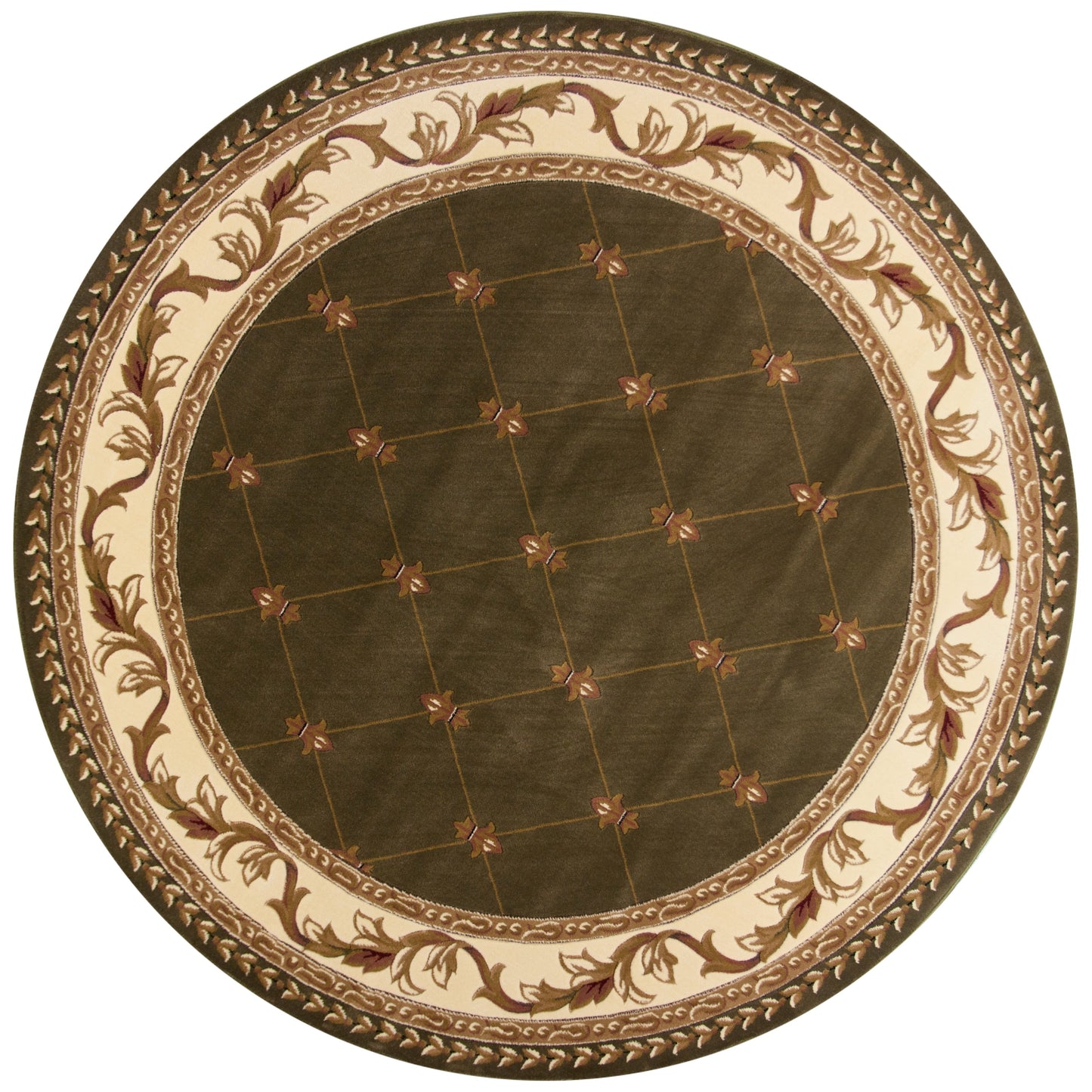 Domani Classics Victorian Bordered Trellis Area Rug