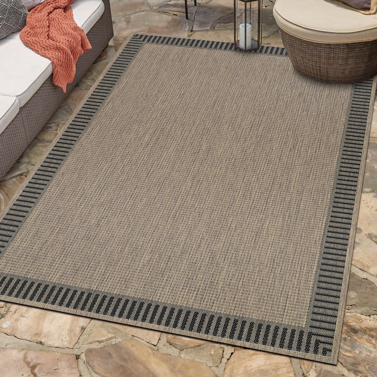 Dream Decor Rugs Pergola Flame Indoor Outdoor Area Rug