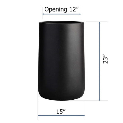 DreamPatio Glendale Round Fiberstone Planter