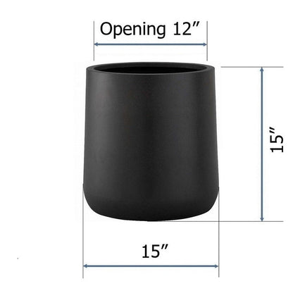 DreamPatio Glendale Round Fiberstone Planter