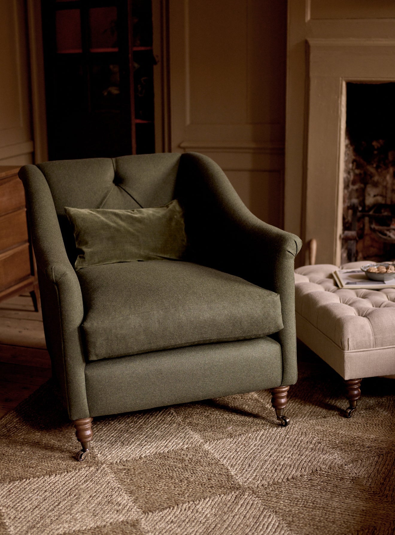 Fauteuil Elbert, Heritage Mole Stripe