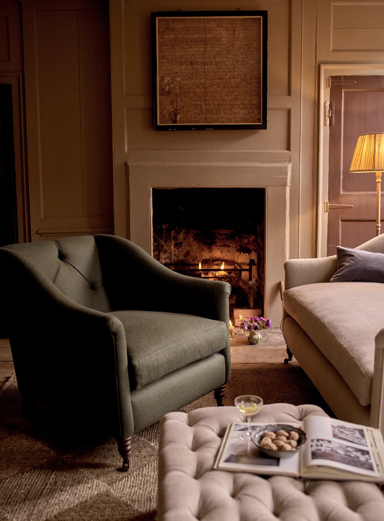 Fauteuil Elbert, Heritage Mole Stripe
