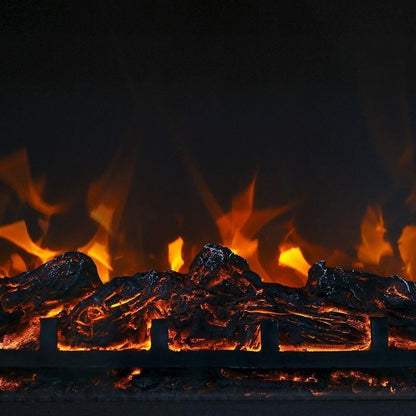 Insert de cheminée électrique avec réglage de la chaleur, de la luminosité, minuterie et protection contre la surchauffe, 1400W, homologué CSA.