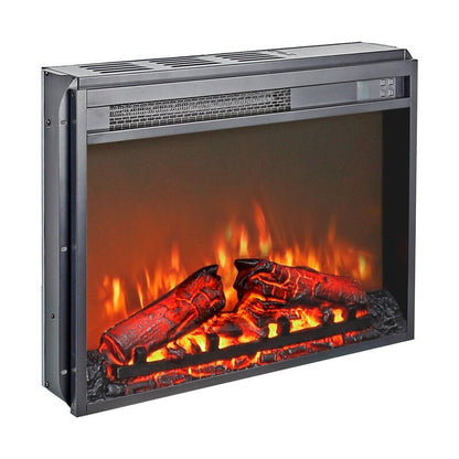 Insert de cheminée électrique avec réglage de la chaleur, de la luminosité, minuterie et protection contre la surchauffe, 1400W, homologué CSA.